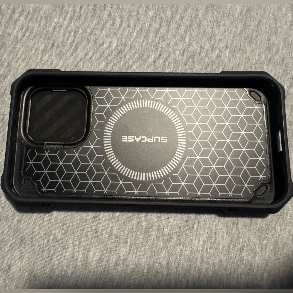 SUPCASE Black Geometric Phone Case IPhone 15 Pro Max